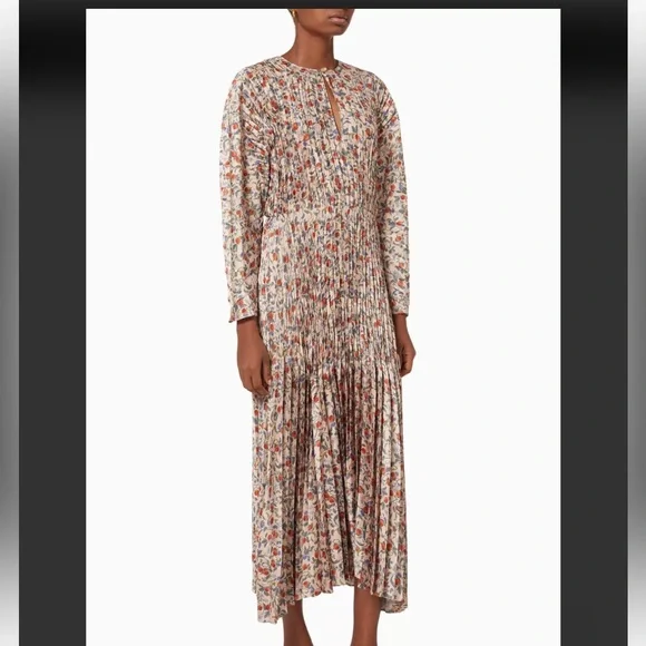 NWT Vince Pleated Maxi Dress - Size M - Picture 5 of 12